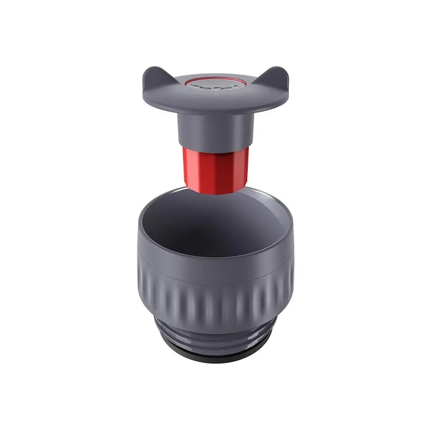 Tefal - Termo krūze 360 ml EASY TWIST MUG nerūsējošs tērauds/rozā