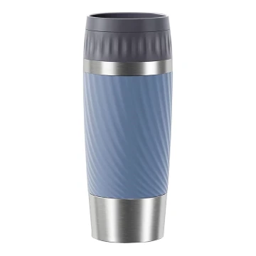 Tefal - Termo krūze 360 ml EASY TWIST MUG nerūsējošs tērauds/zila