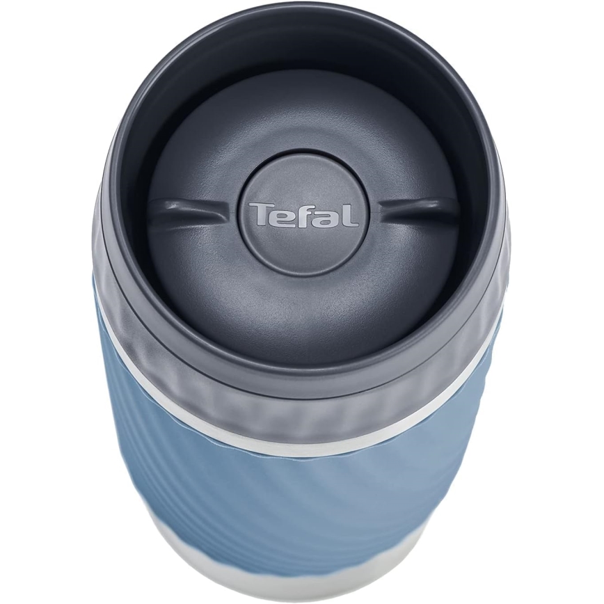 Tefal - Termo krūze 360 ml EASY TWIST MUG nerūsējošs tērauds/zila