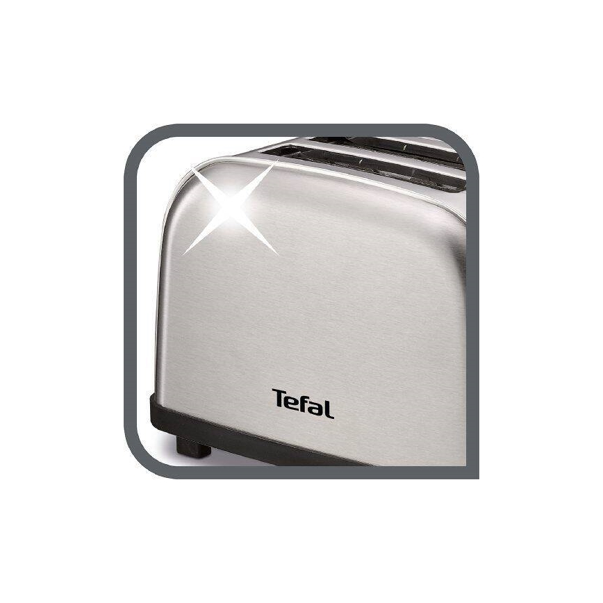 Tefal - Tosteris ar divām atverēm ULTRA MINI 700W/230V hroms