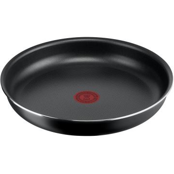 Tefal - Virtuves trauku komplekts 10 gab. INGENIO EASY COOK & CLEAN BLACK