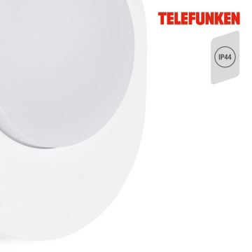 Telefunken 312006TF - LED Āra sienas lampa LED/8W/230V IP44 balta