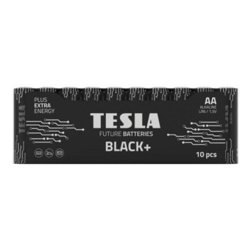 Tesla Batteries - 10 gab. Sārmaina baterija AA BLACK+ 1,5V 2800 mAh