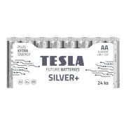 Tesla Batteries - 24 gab. Sārmaina baterija AA SILVER+ 1,5V 2900 mAh