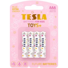 Tesla Batteries - 4 gab. Sārmaina baterija AAA TOYS+ 1,5V 1300 mAh