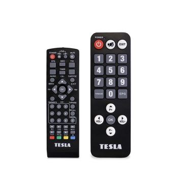TESLA Electronics - DVB-T2 H.265 (HEVC) uztvērējs + 2x tālvadības pults