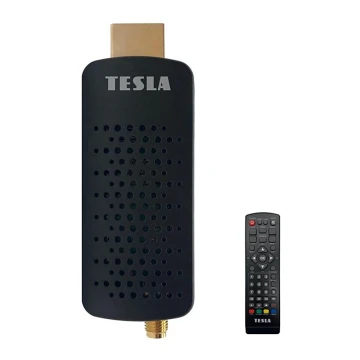 TESLA Electronics - DVB-T2 H.265 (HEVC) uztvērējs, HDMI-CEC 2xAAA + tālvadības pults