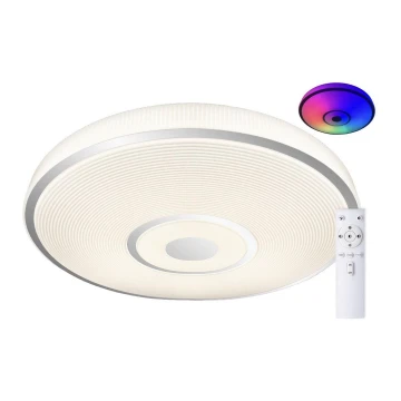 Top Light - LED RGB Aptumšojama griestu lampa RAINBOW LED/24W/230V apaļa + tālvadības pults