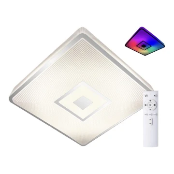 Top Light - LED RGB Aptumšojama griestu lampa RAINBOW LED/24W/230V leņķa + tālvadības pults