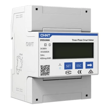 Trīsfāzu elektroenerģijas skaitītājs 60A 230/400V Solax DTSU666