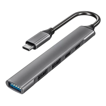 USB-C mezgls 5in1 Power Delivery 100W