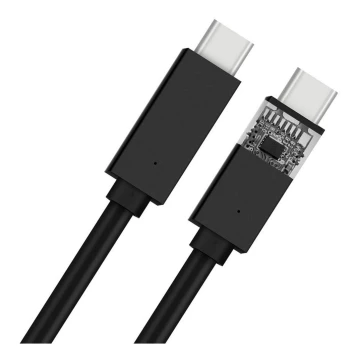 USB vads USB-C 2.0 savienotājs 1m melns