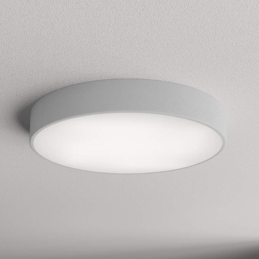 Vannas istabas griestu lampa CLEO 4xE27/24W/230V d. 50 cm pelēka IP54