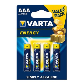 Varta 4103 - 4 gab Alkaline baterija ENERGY AAA 1,5V