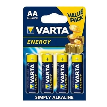 Varta 4106 - 4 gab Alkaline baterija  ENERGY AA 1,5V