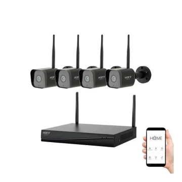 Viedā kamera sistēma + 4x kamera ar sensoru 2K+ 12V IP65 Wi-Fi