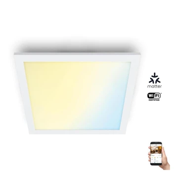 WiZ - LED Aptumšojama griestu lampa SUPERSLIM LED/12W/230V 2700-6500K Wi-Fi balta