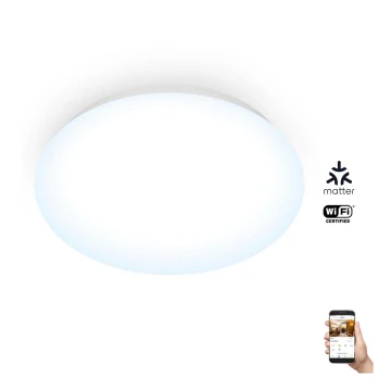 WiZ - LED Aptumšojama griestu lampa SUPERSLIM LED/17W/230V 4000K Wi-Fi