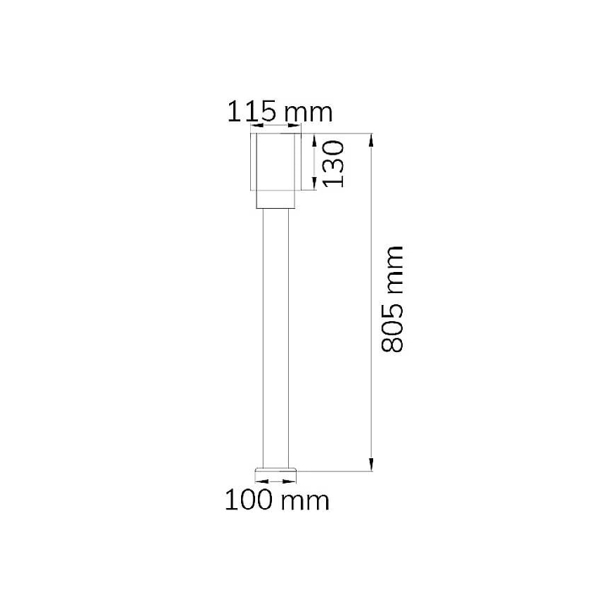 Wofi 12232 - Āra lampa PITA 1xE27/10W/230V IP54