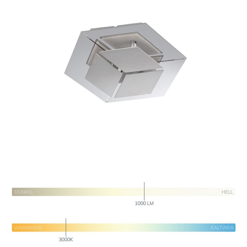 Wofi 4825.01.54.9000 - LED Sienas lampa HARPER LED/12W/230V 3000K