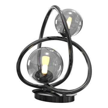 Wofi 8014-205 - LED Galda lampa NANCY 2xG9/3,5W/230V melns hroms