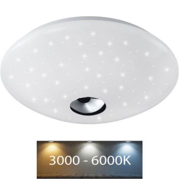 Wofi 9315.01.06.6320 - LED Griestu lampa FOCUS LED/15W/230V 3000/4200/6500K d. 32 cm