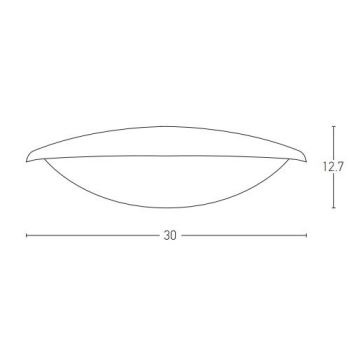 Zambelis E115 - LED Āra sienas lampa LED/6W/230V IP54 antracīta