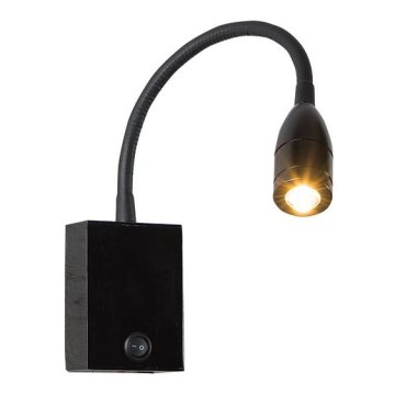 Zambelis H32 - LED Elastīga maza lampa LED/3W/230V melna