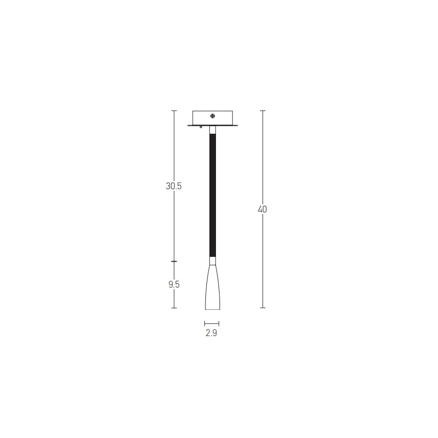 Zambelis H63 - LED Sienas lampiņa LED/3W/230V misiņš