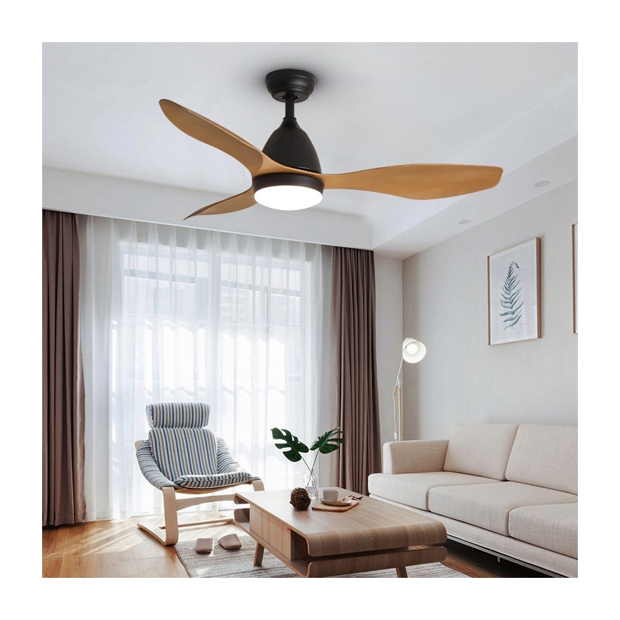 ZEVENTI - LED Griestu ventilators MURO LED/18W/230V Wi-Fi Tuya + tālvadības pults