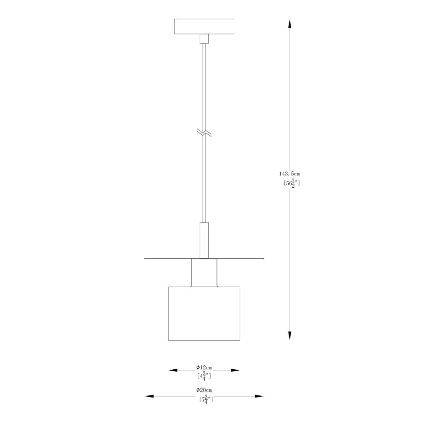 Zuma Line - Lustra ar auklu 1xE27/40W/230V zelta