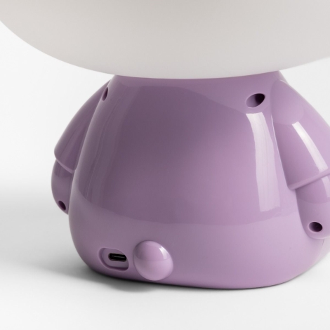 Zuma Line - LED Aptumšojama bērnu skārienvadāma galda lampa LED/3W/230V sivēns violeta