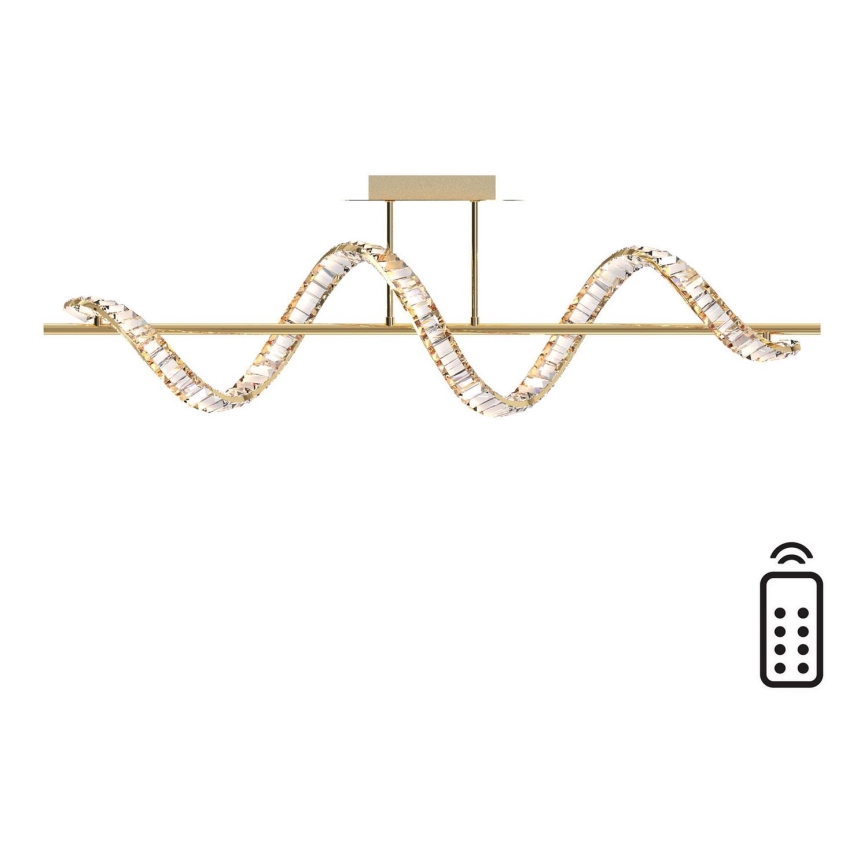 Zuma Line - LED Aptumšojama kristāls lustra on a pole LED/24,5W/230V 2700-6000K + tālvadības pults