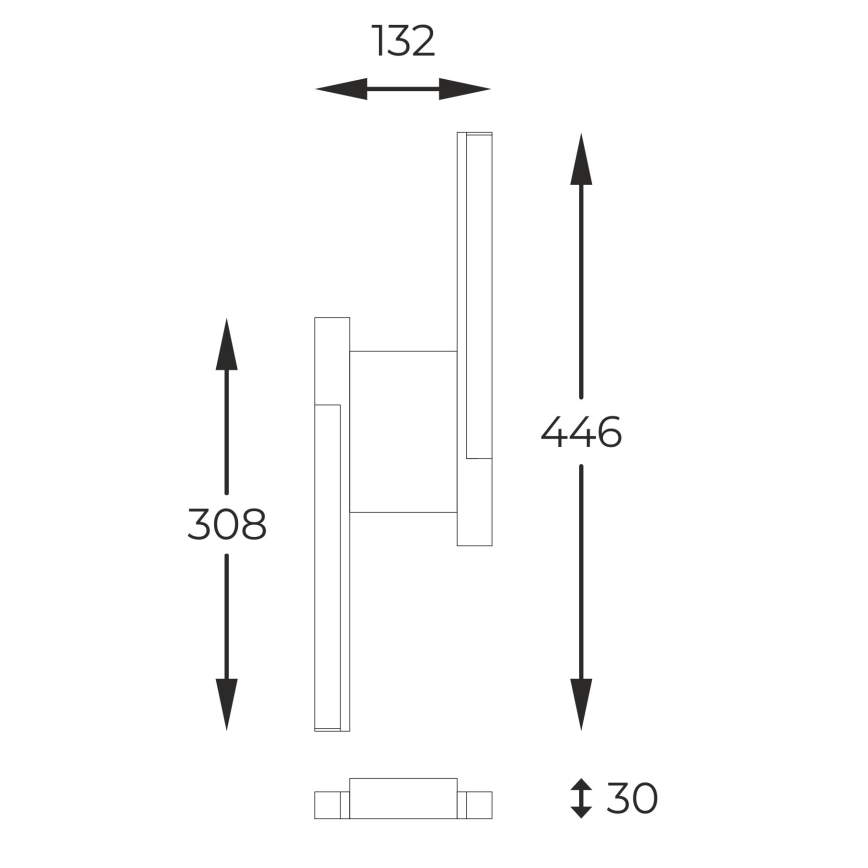 Zuma Line - LED Aptumšojama sienas lampa LED/11W/230V