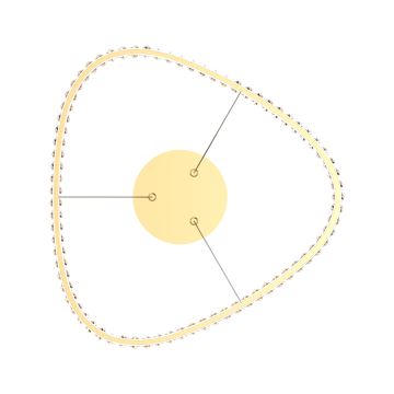 Zuma Line - LED Aptumšojama kristāla lustra ar auklu LED/25W/230V 2700-6000K + tālvadības pults