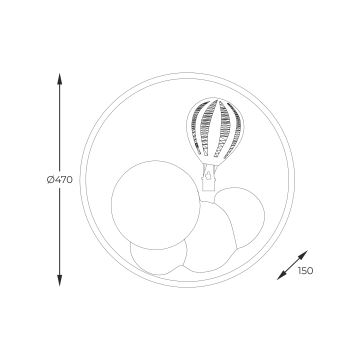 Zuma Line - LED Aptumšojama bērnu griestu lampa LED/42W/230V 3000/5700K rozā