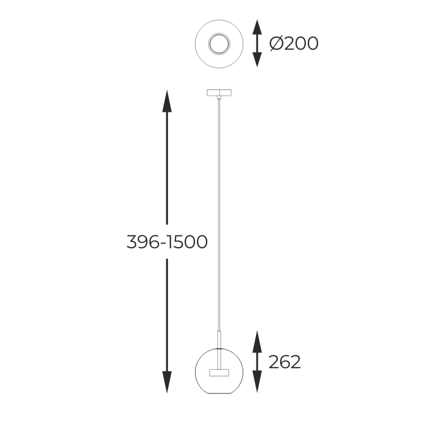 Zuma Line - LED Lustra ar auklu LED/5W/230V sudraba