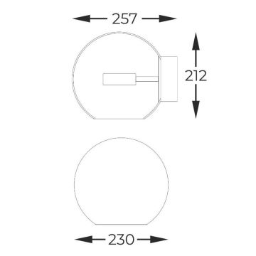 Zuma Line - LED Sienas lampa LED/5W/230V zelta