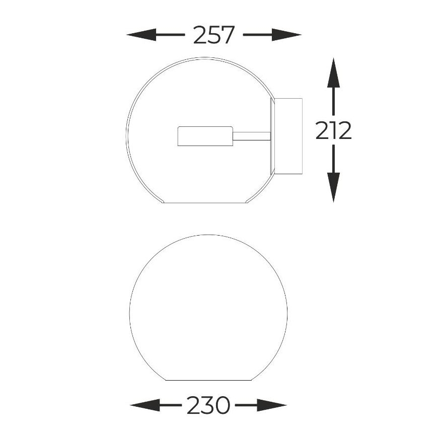 Zuma Line - LED Sienas lampa LED/5W/230V zelta